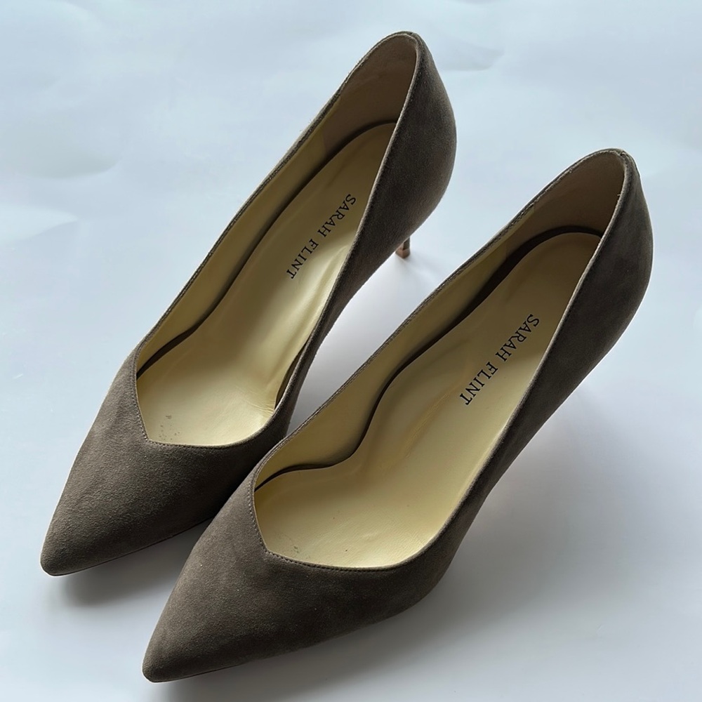 Sarah Flint Women's Brown Suede Pumps